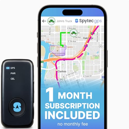 Spy Tec Atlas GPS Tracker for Vehicles & Kids | Up to 14-Day Battery Life | Geofencing, Portable...
