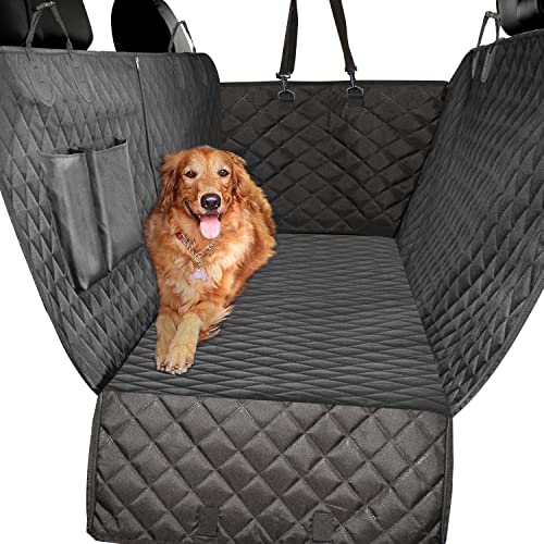 Vailge Extra Large, 100% Waterproof Dog Seat Cover for Back Seat with Zipper Side Flap, Heavy Duty...