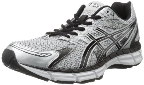 ASICS Men's Gel Excite 2 Running Shoe,White/Black/Silver,10 M US