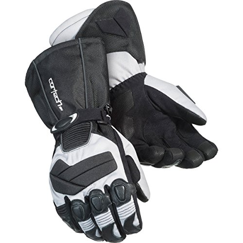 Cortech Cascade 2.1 Men's Snowboard Snowmobile Gloves - Silver/Black/Medium