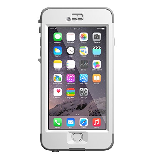 LifeProof NÜÜD iPhone 6 PLUS ONLY Waterproof Case (5.5' Version) - Retail Packaging - AVALANCHE...