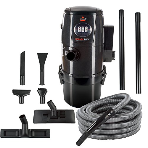 BISSELL Garage Pro Wall-Mounted Wet Dry Car Vacuum/Blower With Auto Tool Kit, 18P03, Stealth...