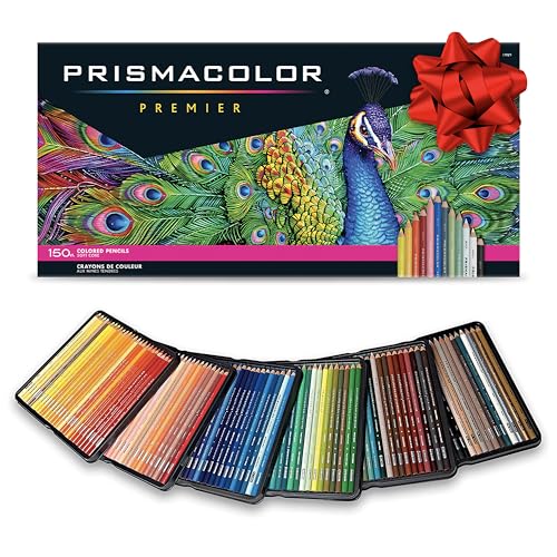 Prismacolor Premier Colored Pencils, Soft Core, 150 Count, Ultra-Smooth, Durable, Vibrant Colors