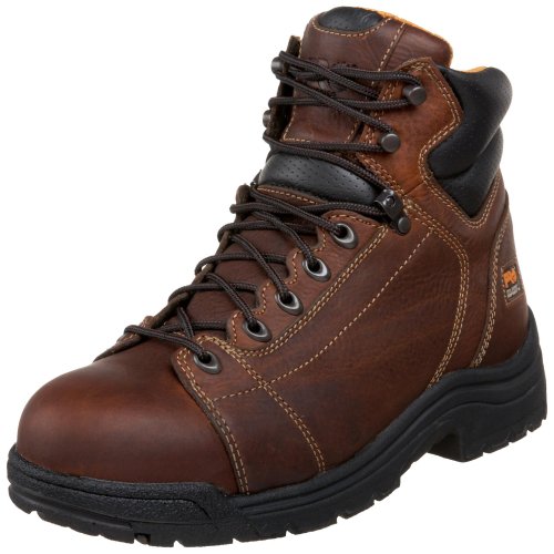 Timberland PRO Men's Titan 6 Inch Lace to Toe Alloy Safety Toe Industrial Work Boot, Haystack Brown,...
