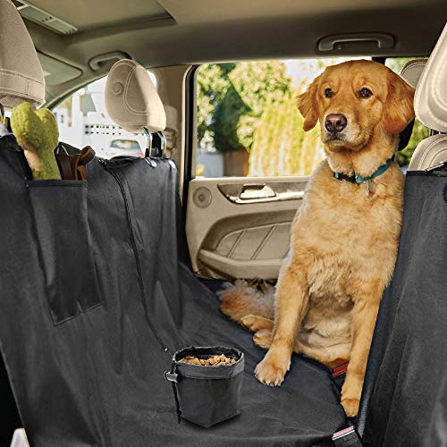 Gorilla Grip Durable Waterproof Slip Resistant Dog Car Seat Protector, Backseat Pets Hammock, for...