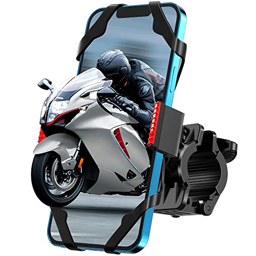 IPOW Motorcycle Phone Mount, Bike Phone Mount Holder, Universal Cell Phone Bicycle & Motorcycle...