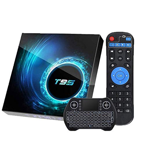 Android 10.0 TV Box 4GB Ram 32GB Rom, Android TV Box H616 QuadCore Supports Dual WiFi 2.4G+5G BT4.0...