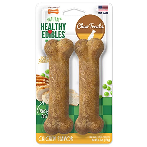 Nylabone Healthy Edibles Long-Lasting Dog Treats - Natural Dog Treats for Medium Dogs - Dog Products...