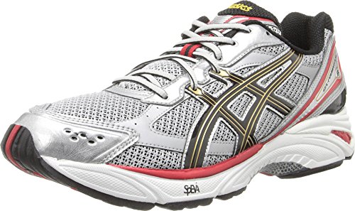 ASICS Men's Gel Foundation 8 Running Shoe,Lightning/Black/True Red,11 M US