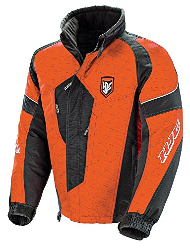 HJC Storm Men's Snow Jacket (Orange/Black, X-Large)