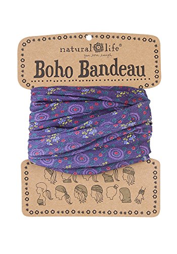 Natural Life Boho Bandeau Pattern, Purple