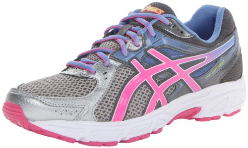 ASICS Women's Gel-Contend 2 Running Shoe,Lightning/Hot Pink/Periwinkle Blue,8.5 M US