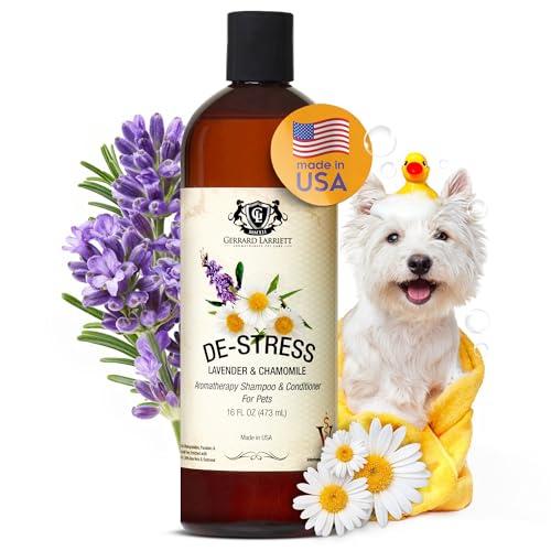 Gerrard Larriett Aromatherapy Pet Care: De-Stress Aromatherapy Dog Shampoo Itchy Skin Relief and...