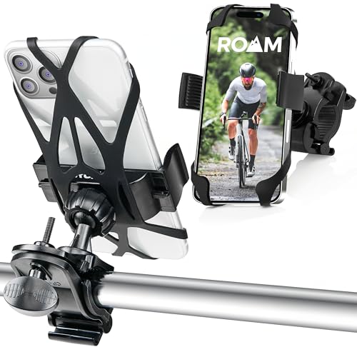 Roam Bike Phone Mount - Motorcycle Phone Mount- 360° Rotation with Universal Handlebar Fit for...