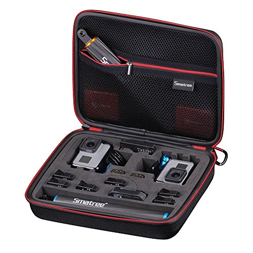 Smatree Carrying Case Compatible for GoPro Hero 11/10/9/8/7/6/5/4/3+/3/ GoPro HERO 2018(Cameras and...