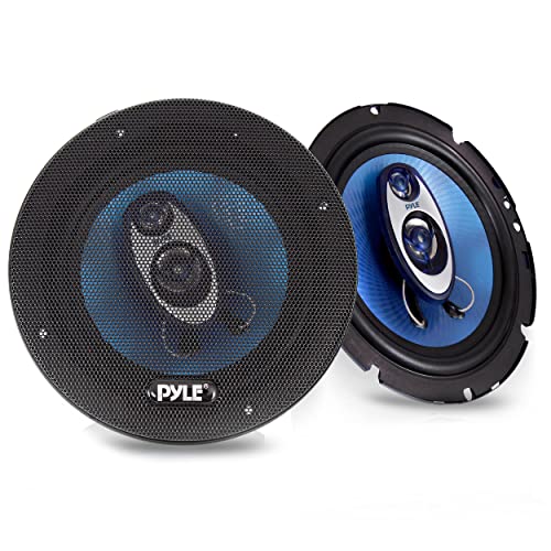 Pyle 6.5' Three-Way Sound Speaker System - 180 W RMS/360W Power Handling w/ 4 Ohm Impedance and...
