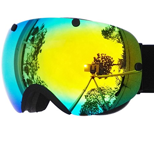 ZIONOR XA Ski Snowboard Snow Goggles for Men Women Anti-fog UV Protection Spherical Dual Lens Design...