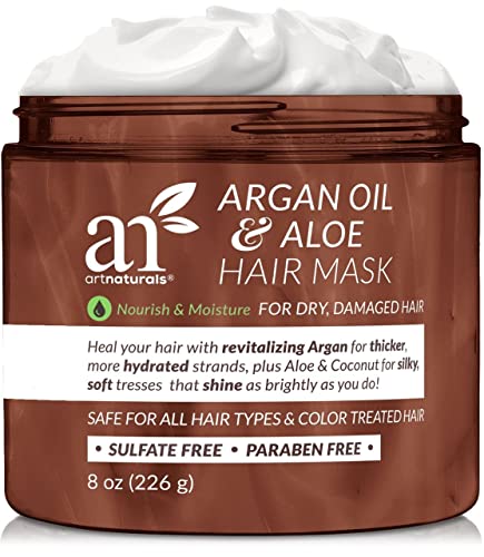 artnaturals Argan Hair Mask Conditioner - (8 Oz/226g) - Deep Conditioning Treatment - Organic Jojoba...