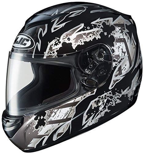 HJC CS-R2 Skarr Full Face Motorcycle Helmet - MC-5 Black, X-Large