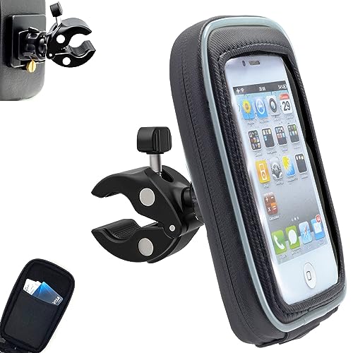 ChargerCity Mega Grip Bike Bicycle and Motorcycle Mount w/Water Resistance Case for iPhone 16 15 Pro...