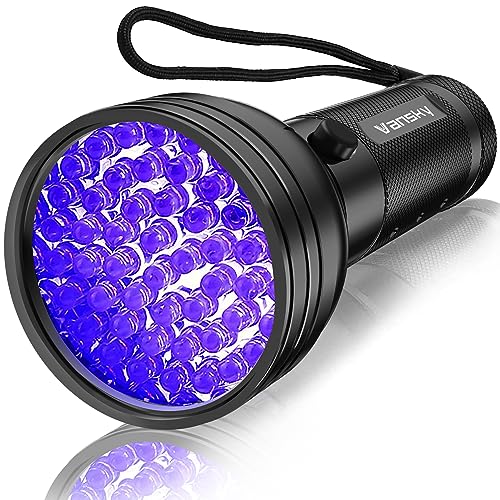 Vansky UV Flashlight Black Light, 51 LED Blacklight Pet Urine Detector for Dog/Cat Urine, Dry...