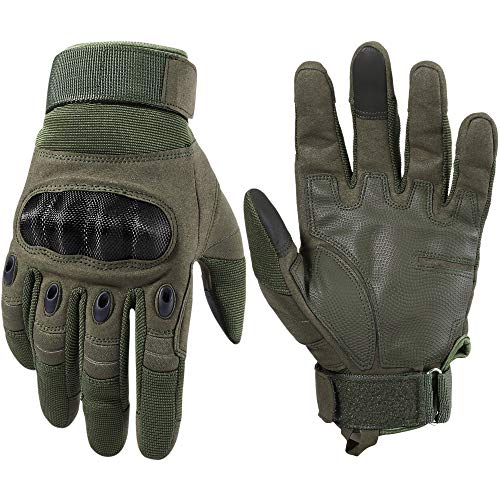 WTACTFUL Touchscreen Motorcycle Tactical Gloves for Men for Airsoft Paintball Cycling Motorbike MTB...