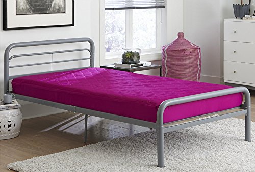 DHP 6' Quilted Top Bunk Bed Mattress, Twin, Pink