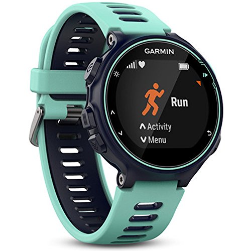 Garmin Forerunner 735XT, Multisport GPS Running Watch With Heart Rate, Midnight/Frost Blue