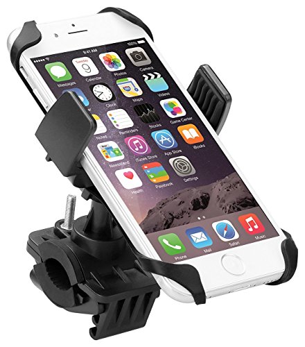 Levin Universal Smartphone Bike Mount Holder with 360 Degree Rotate for iPhone 6S/6/5S/5C/5, Samsung...