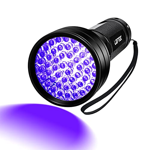 LOFTEK UV Flashlight Black Light, 51 LED 395 nm Blacklight Flashlite Pet Urine Detector for Dog...