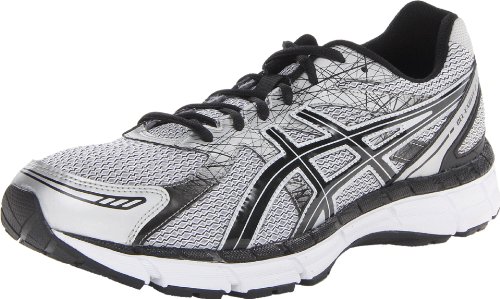 ASICS Men's Gel Excite 2 Running Shoe,White/Black/Silver,10 M US