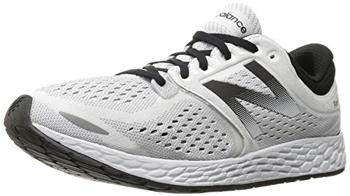 New Balance Men's Fresh Foam Zante V3 Running Shoe, White/Black, 9 D US