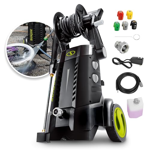 Sun Joe Electric Pressure Power Washer, 2030 PSI (PWMA Certified), 1.76 GPM, Dual Soap Tanks,...