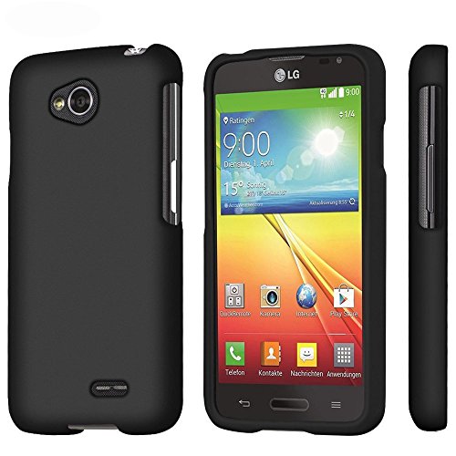 Generic LG Optimus L70 (Metro PCS) Slim Light Hybrid Snap On Non-Slip Matte Hard Case Protex...