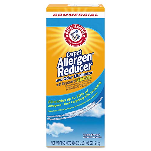 Arm & Hammer CDC 84113 42.6 oz Carpet And Room Allergen Reducer And Odor Eliminator Powder, Shaker...