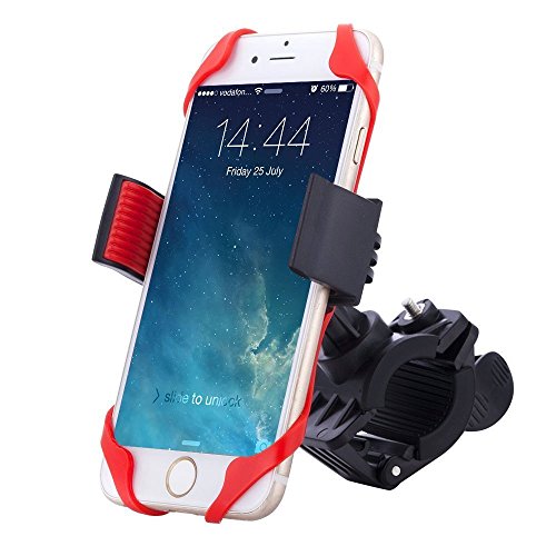 Bike & Motorcycle Cell Phone Mount - NALAKUVARA Universal Heavy Duty Mountain & Road Handlebar...