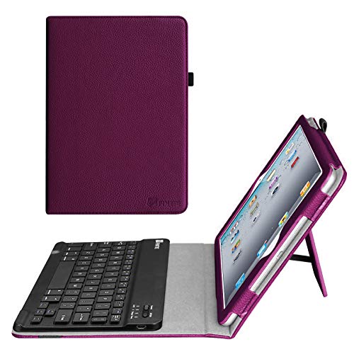 Fintie Keyboard Case for iPad 2 3 4 (Old Model) - Slim Folio Removable Bluetooth Keyboard Cover for...