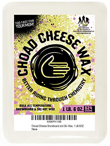 Choad Cheese Snowboard and Ski All Temp Hot Wax- 1 LB 6 OZ