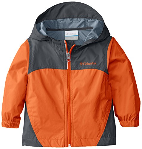 Columbia Big Boys' Glennaker Rain Jacket, Tangy Orange, Medium