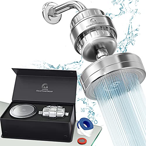 AquaHomeGroup Luxury Filtered Shower Head Set… (15 Stage)