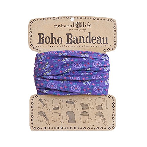 Natural Life Boho Bandeau Pattern, Purple