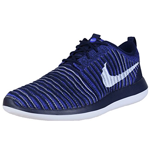 Nike Mens Roshe Two Flyknit College Navy/White Running Shoe 9.5 Men US