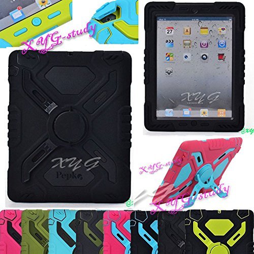 NEW Shockproof Dirt Snow Sand Proof Extreme Army Military Heavy Duty Cover Case Kickstand for Apple...