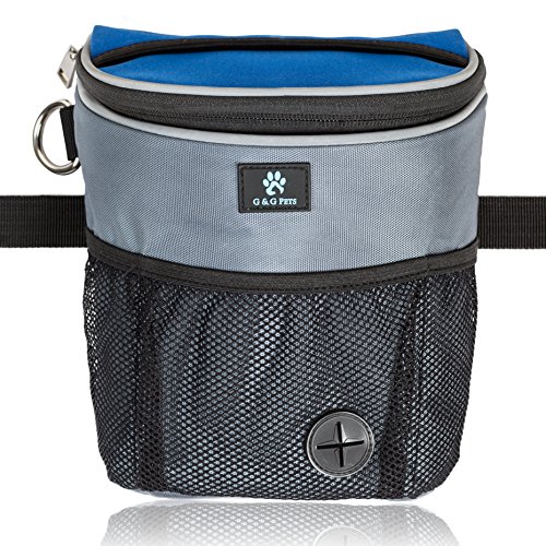 G&G Pets – Large Dog Treat Pouch for Obedience and Agility Training - Includes Adjustable Waist...