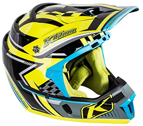 Klim ECE Men's F4 Snocross Snowmobile Helmet - Legacy Voltage/Large