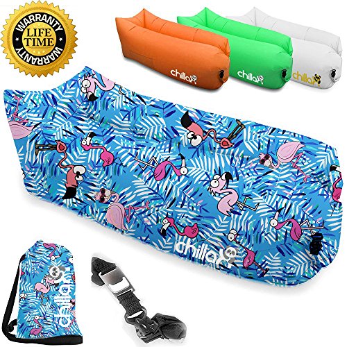 Chillax Inflatable Lounger - Best Air Lounger for Travelling, Camping, Hiking - Ideal Inflatable...