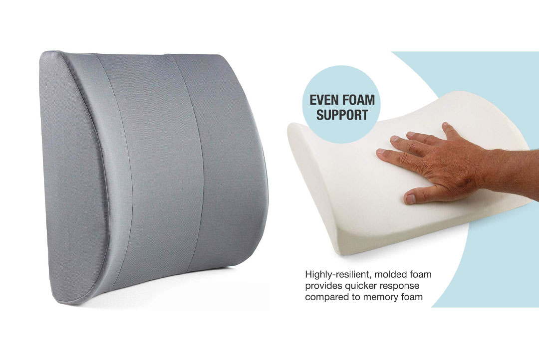 Duro-Med Relax-a-Bac, Lumbar Back Support Cushion Pillow