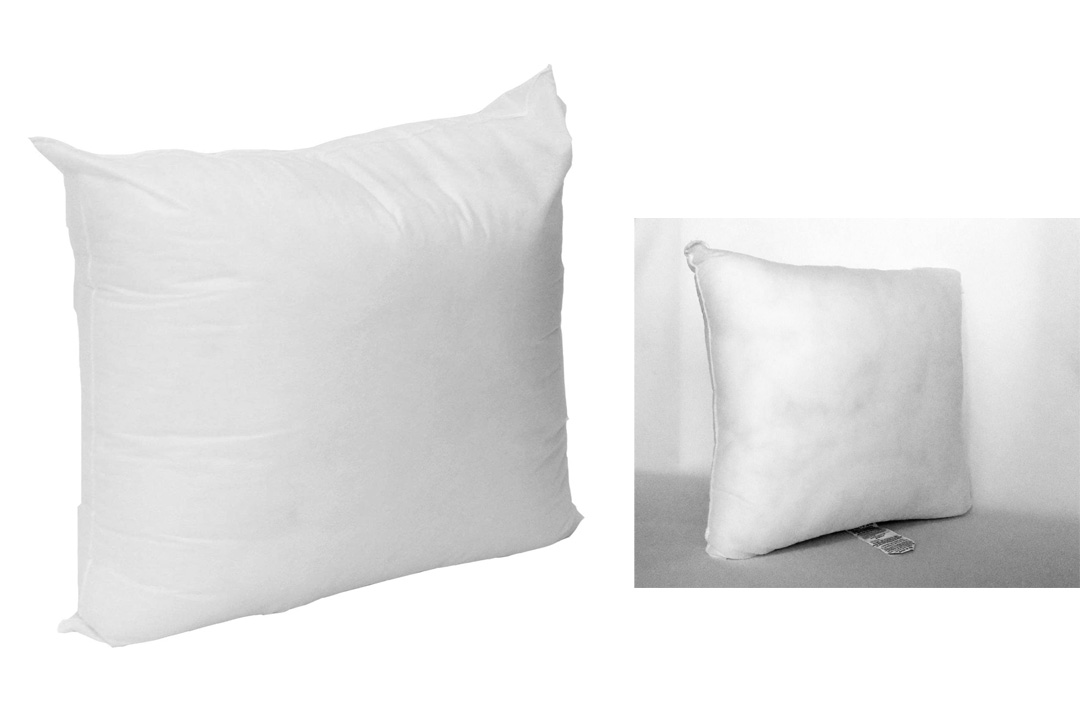 Mybecca - 18" X 18" Sham Stuffer Square Pillow Form Insert Polyester, Standard / White