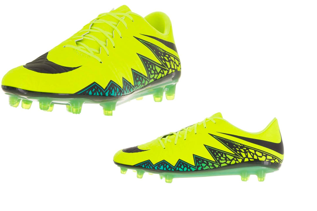 NIKE Womens Hypervenom Phatal II FG - (Blue Lagoon/White-Volt-Black)