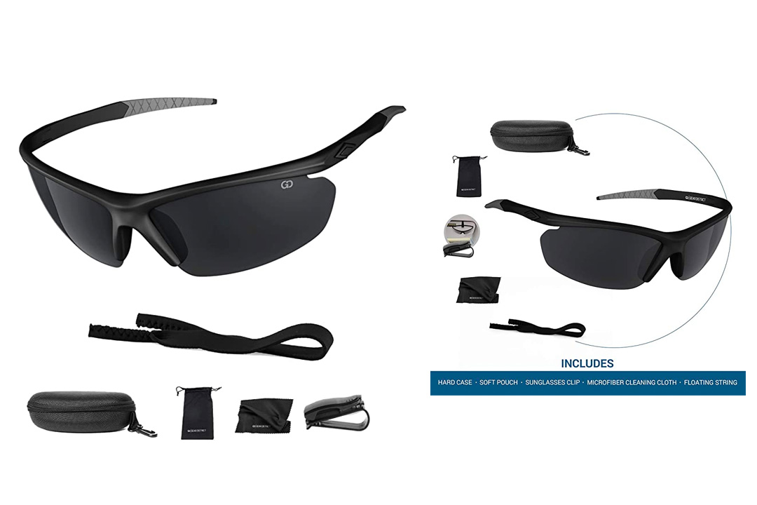 Polarized UV400 Sport Sunglasses Anti-Fog Ideal for Driving or Sports Activity